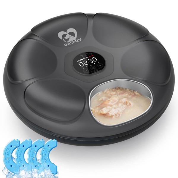 Casfuy Casfuy Automatic Cat Feeder Cordless - Automatic Cat Food