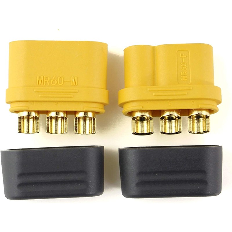 10 Pair Amass MR60 Connector Plug Female to Male Connector
