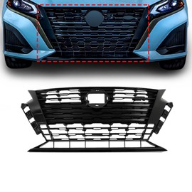 RainMan S Black Grill Front Bumper Grille Replacement for 2023 2024 Nissan Altima
