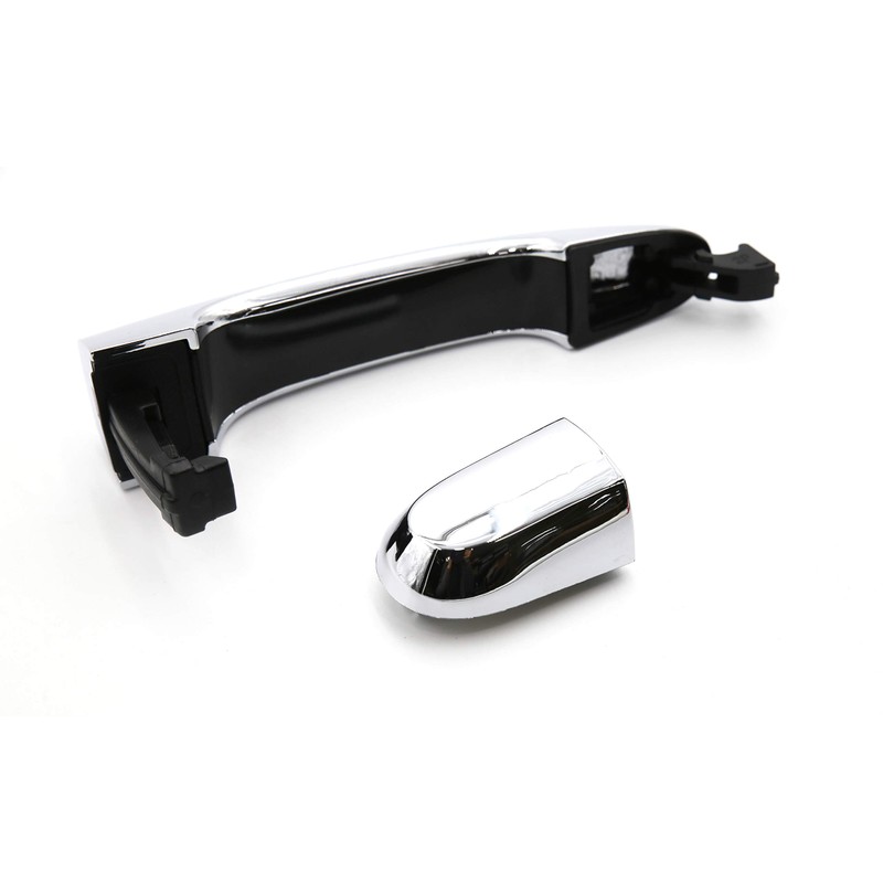 Set of 2 Rear Side Pair LH RH Chrome Door