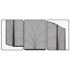Kingson 3-Panel Arched Childproof Fireplace Screen Decorative, Handcrafted Scroll Wrought