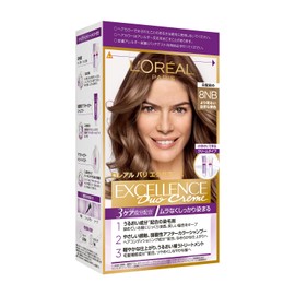 L'Oréal Paris Excellence R Cream Type Hair Color for Gray Coverage, 8NB Light Brighter Natural Chestnut
