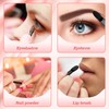 100PCS Sponge Eyeshadow Applicators - Disposable Eyeshadow Applicators - Black