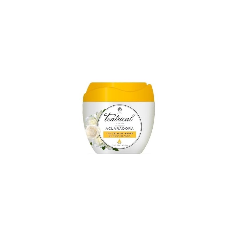 Teatrical Crema Aclarante Células Madre Rosa Blanca Que Trabajan Nivel