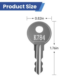 Replacement Keys for Weather Guard Tool Box, Replacement Weather Guard Toolbox Key (K784 for Weather Guard) 2-Pca