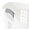 Gracious Living Laundry Basket, Easy Carry Flex Collapsible Hamper, 87.5