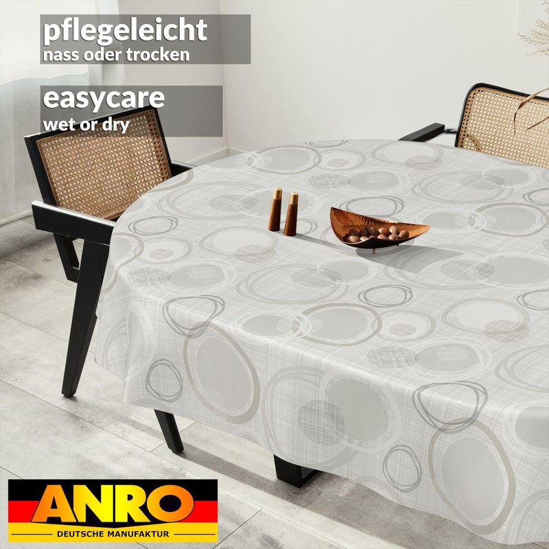 Anro Washable Oilcloth, Wax Tablecloth