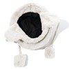 Clakllie Warm Earflaps Bucket Hat Faux Fur Hunting Hats Winter