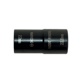 Milton LT1260: 1/2" Drive Dual Sided Socket Lug Nut Remover Tool, 22/22.5Mm Chrome Cap Buster