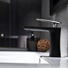 JOMOLA Matte Black Single Handle Bathroom Sink Faucet One Hole