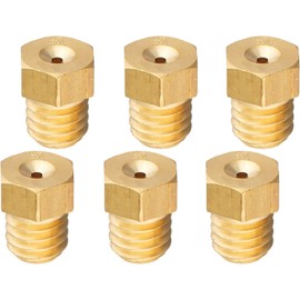 Main Jet Jetsetmoto Main Jet Set of 6 Mikuni Hexagonal Small M/J (6X8) #80#95#100#110#120#120#125 Main Jet Carburetor Settings Compatible YSR80 YSR50 TZR50 ('90~'92) TDR50 DT50 ('88~'92) 96), RZ5 0