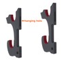 Sword Hook Wall Mount Samurai Sword Hanger Display Holder Adjustable