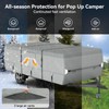 Tuszom Pop Up Camper Cover, 7 Layers Waterproof Folding Camping