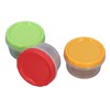 12 Sets 1 Cup Containers 8oz Stackable Reusable Round Plastic