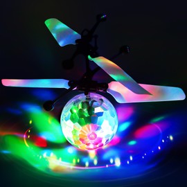 Ocditikl Flying Orb Ball, Magic Hover Flying Ball Toy with Rechargeable, Light Up Floating Balls Indoor Outdoor Toys Gifts for Bithday Boys Girls Ages 6 7 8 9 10+ Year Old