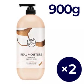 On The Body 온더바디 리얼 모이스처 코코넛아몬드 바디워시 900g 2개 On The Body Real Moisture Coconut Almond Body Wash 900g 2pcs