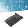 Adapter Card NVME M.2 to PCIE X16 4 Ports 32Gbps