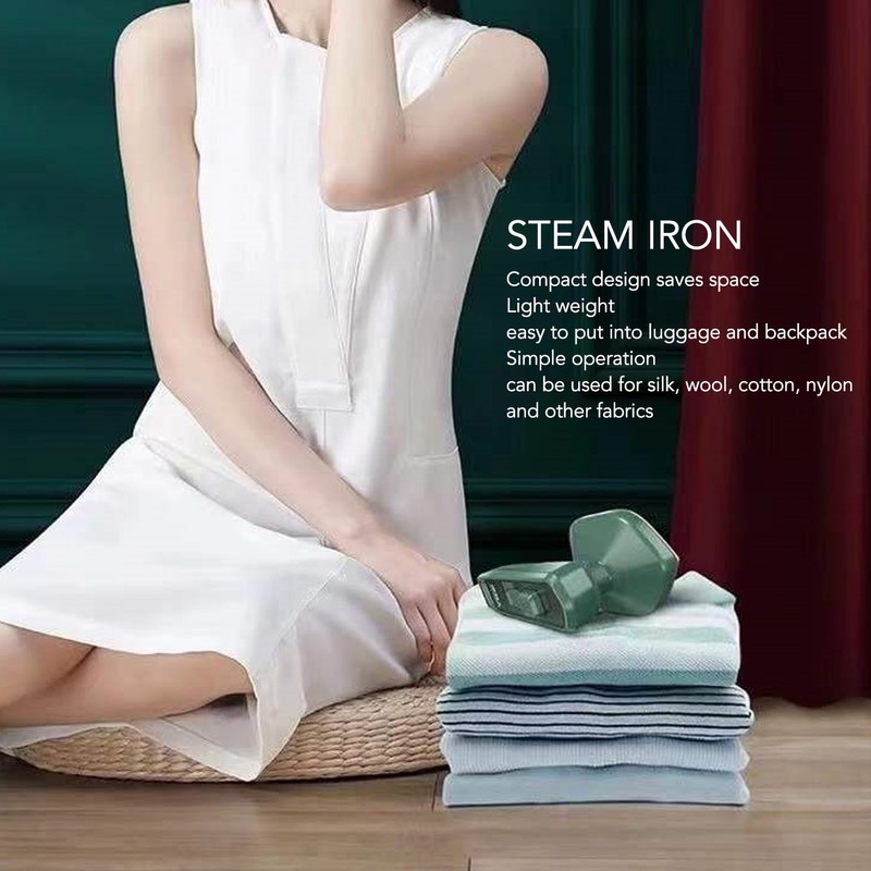 Micro Steam Iron Handheld Lightweight Portable Mini Steam Iron for