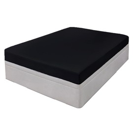 Rohi Anti Allergy, 16" Extra Deep Fitted Sheet King – Soft & Breathable Fitted Bed Sheets – Easy Care – Choice Of 5 Colours (King Fitted Sheet, Black)