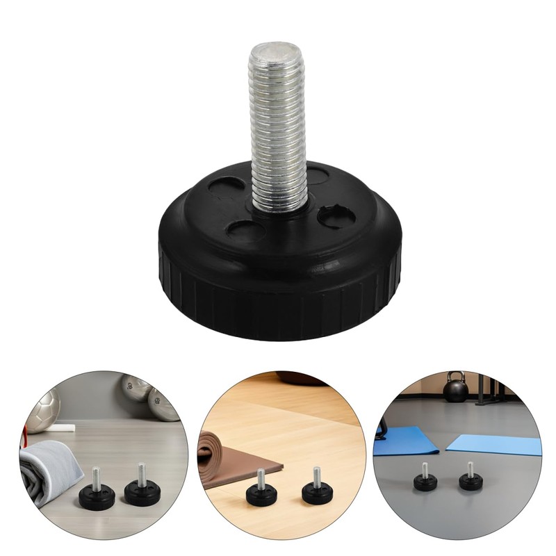 Healifty Rubber Treadmill Stabilizer feet 8 X Shock-Absorbing feet