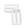 Multi-Size Straps Webbing Slide Triglides Slider SORTUMOLA White Plastic Slide