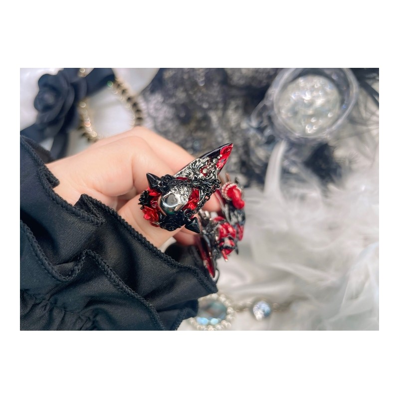  1122 Halloween Nail Nail Queen Handmade Nail Tips ✨