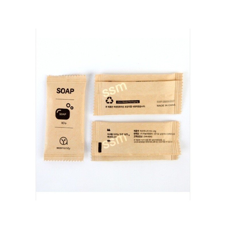 에코메니티 일회용비누 부드러운향 10개입 여행 숙박업 Ecomenity Disposable Soap Soft