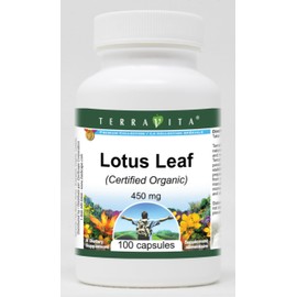 Lotus Leaf (Certified Organic) - 450 mg (100 Capsules, ZIN: 516530)