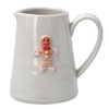 Gisela Graham One Ceramic mini Jug Gingerbread Man design