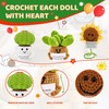 Gifts for Women Men Emotional Potato Pickle: 3Pcs Funny Crochet