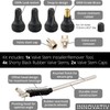 Tire Valve Stem Tool Remover & Installation - 4x Shorty