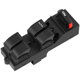 ROADFAR Window Switch Fits 1996-2000 For Honda Civic Front Left Driver Side Power Window Switch Replaces 83593-S04-9500