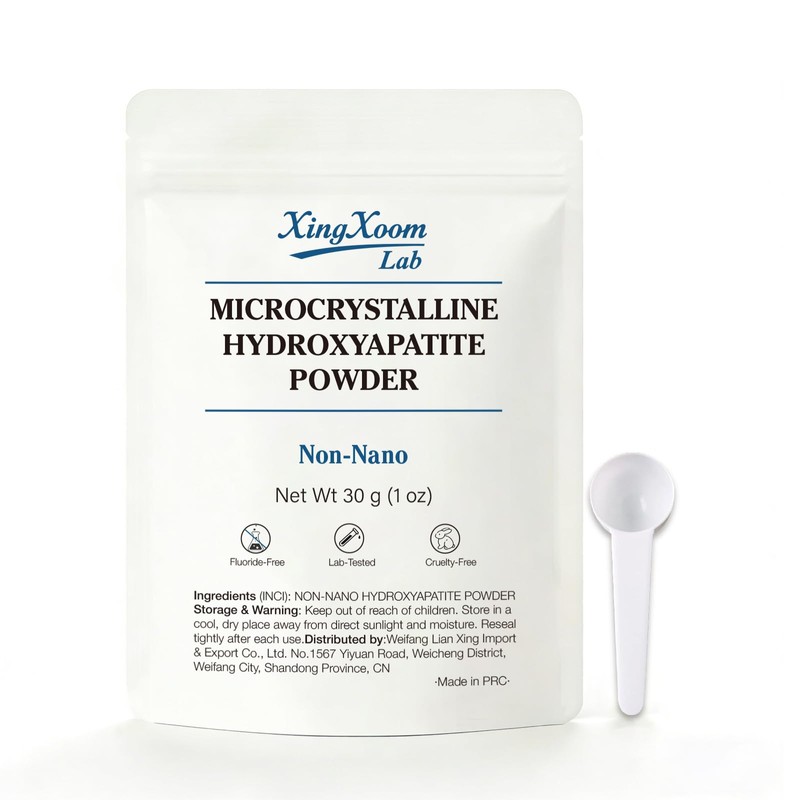 Lab Microcrystalline Hydroxyapatite Powder (Non-Nano) – 100% Natural Tooth Powder
