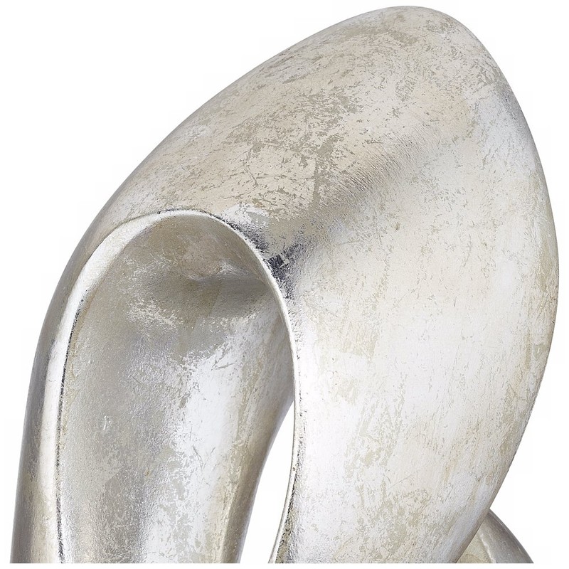 Studio 55D Open Infinity 24 1/2" High Silver Finish Modern