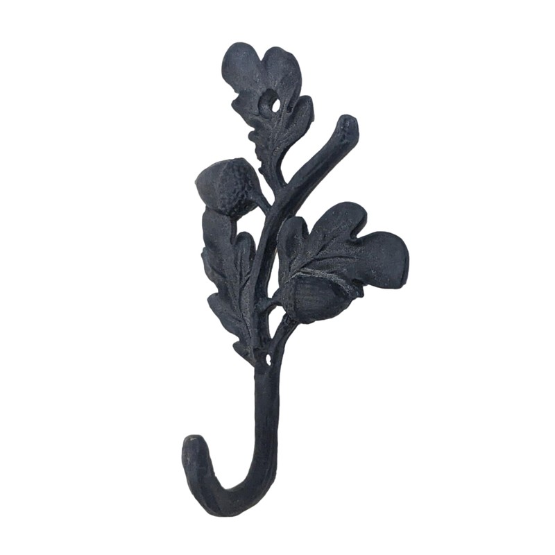 Fyne-Finds Metal Grey Rustic Wall Door Hook Clothes Coat Hat