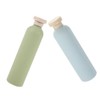 Mikinona 2pcs Travel Toiletry Bottles Leakproof Refillable Squeeze Bottles for