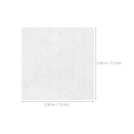 Genérico 200 Unidades Almohadillas Desmaquillantes Faciales No Tejidas 7.5x7.5 Cm, Discos Desmaquillantes para Ojos y Rostro, Toallitas Desechables Re