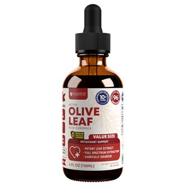 Rejuvica Health Active Olive Leaf - Advanced Olive Leaf Extract - Naturally Occurring Oleuropein - Liquid Delivery for Better Absorption - Immune & Heart Support