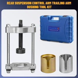 Rear Suspension Control Arm Trailing Arm Bushing Tool Removal Tool Kit for Auto Bushing Press Kit Compatible with Ford Focus MK1 Mazda Volvo