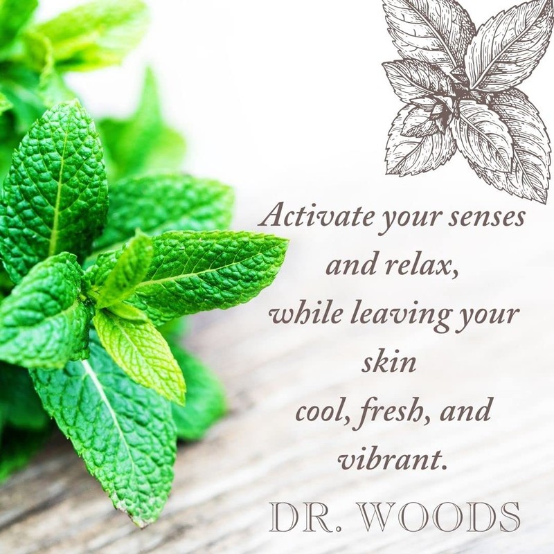 Dr. Woods Peppermint Liquid Castile Soap- Castile Soap with Pure