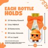 Ethisa 12 Pack Tangerine Plastic Bottles