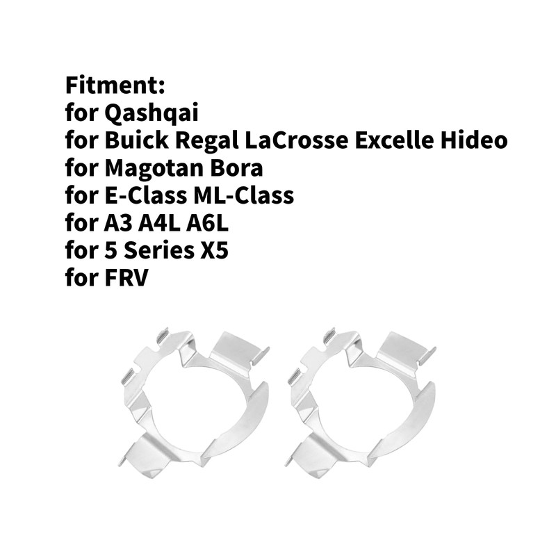 Socket Holder 1 Pair H7 LED Headlight Adapter Lamp Socket