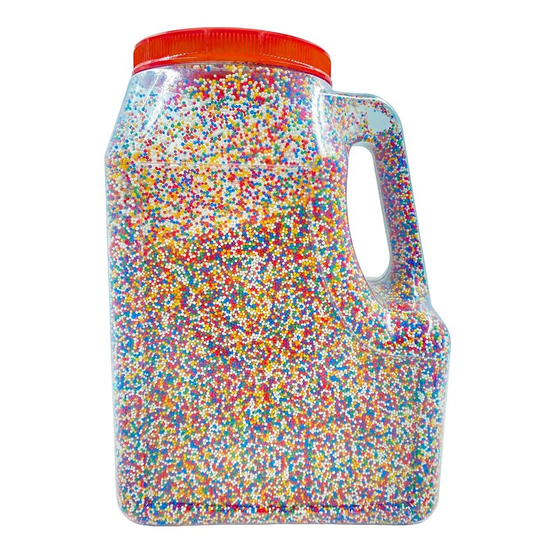 Chef's Quality Nonpareils Rainbow Sprinkles 7 Pounds For Decorating &