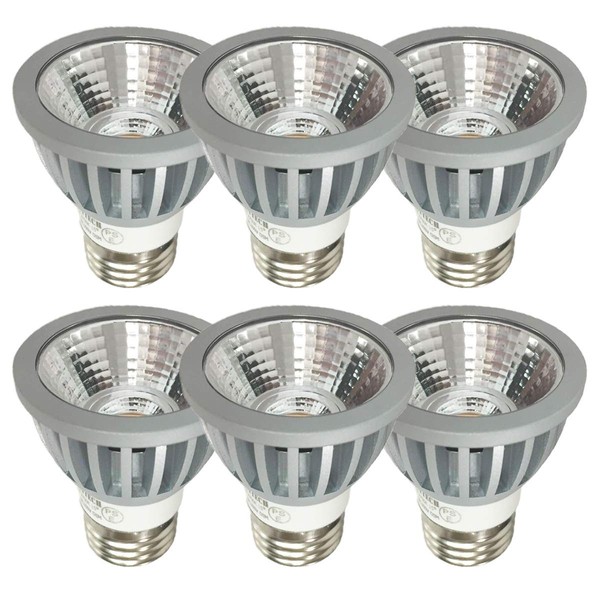 Fwaytech LED Halogen Bulb, E26, Narrow Angle, COB7W, JDR φ50,