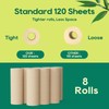 ECOlipak Paper Towels - 8 Rolls, 2 Ply 120 Sheets-