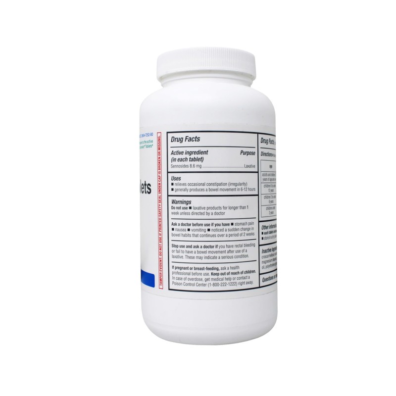 Major Senna 8.6mg Laxative Tablets 1000ct