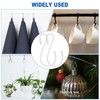 HARFINGTON 36pcs S Hooks 2.4" Metal Hanging S Shaped Hooks