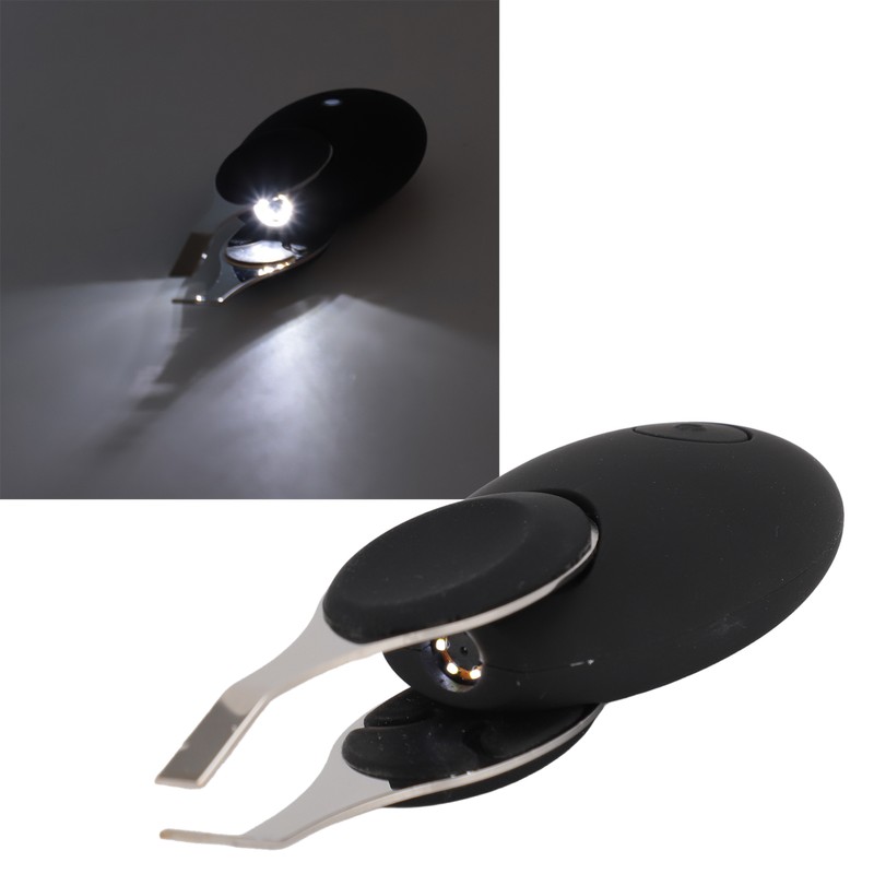 Visualized Eyebrow Tweezers USB Charging Hair Removal Tool Eyebrow Clip