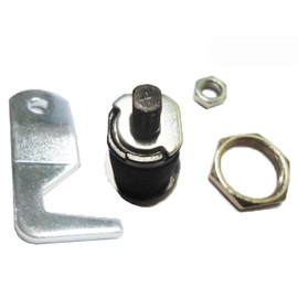 Homak Toolbox Lock Replacement Tubular Cam Lock 2 Keys Per Lock 12-3 Key Pull 90 Degree"Black" (5/8", 90 Degree, Black; 2 PCS)