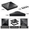 SIEDiNLAR 5x5 Pyramid Post Caps Outdoor Waterproof 5X5 Post Cover,